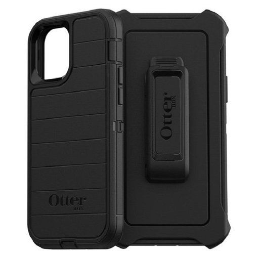 Photo 1 of OtterBox Defender Series Pro Phone Case for Apple iPhone 12, iPhone 12 Pro – Black