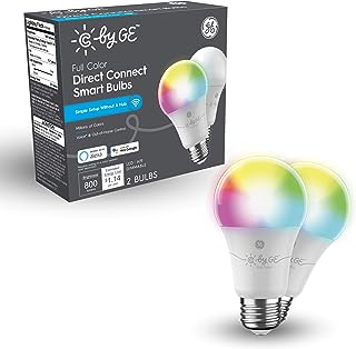 Photo 1 of GE Cync LED 9W (60W Replacement) Smart Home Direct Connect Full Color A19 Smart