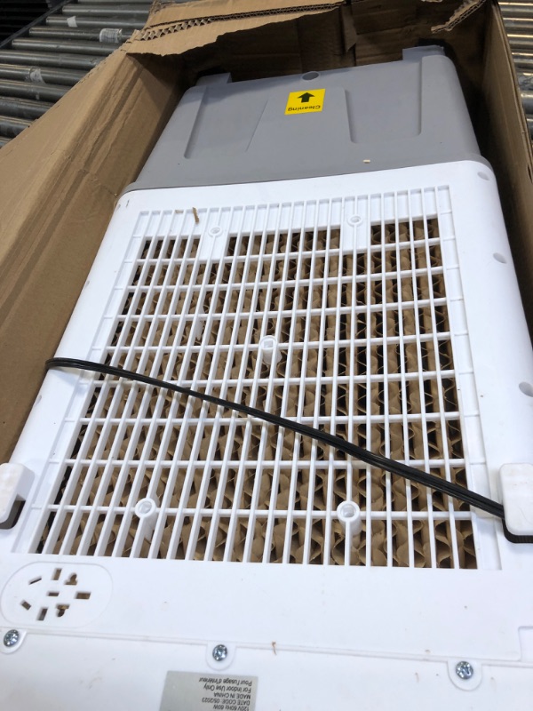 Photo 1 of ALPACA Portable Evaporative Air Cooler 3 in 1 Swamp Cooler with Remote Control, 5.3 Gal Water Tank, 3 Speed Cooling Fan, 4 Ice Packs, Portable Air Conditioner Auto Oscillation for Room, Home & Office 1800CFM