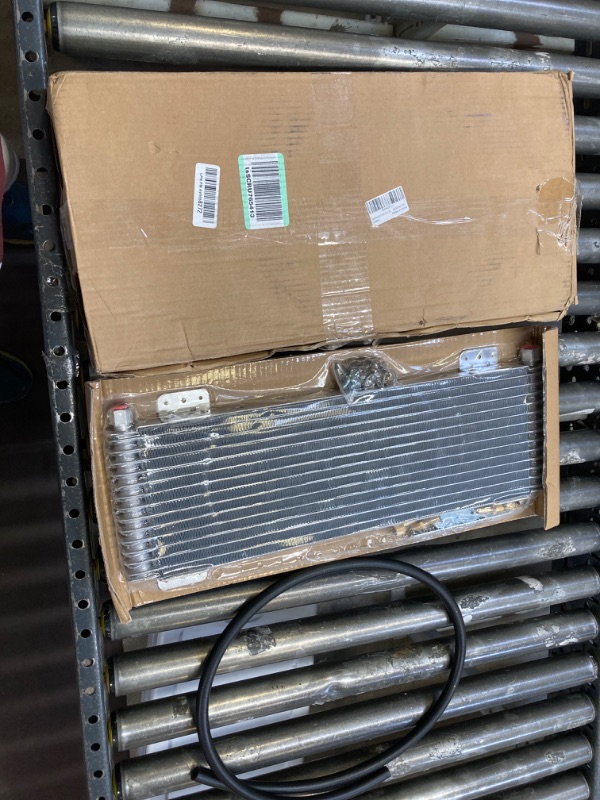 Photo 2 of EYSENC Transmission Cooler 40,000 GVW Trans Cooler Low Pressure Drop LPD47391 with Mounting Hardware 47391 Silver