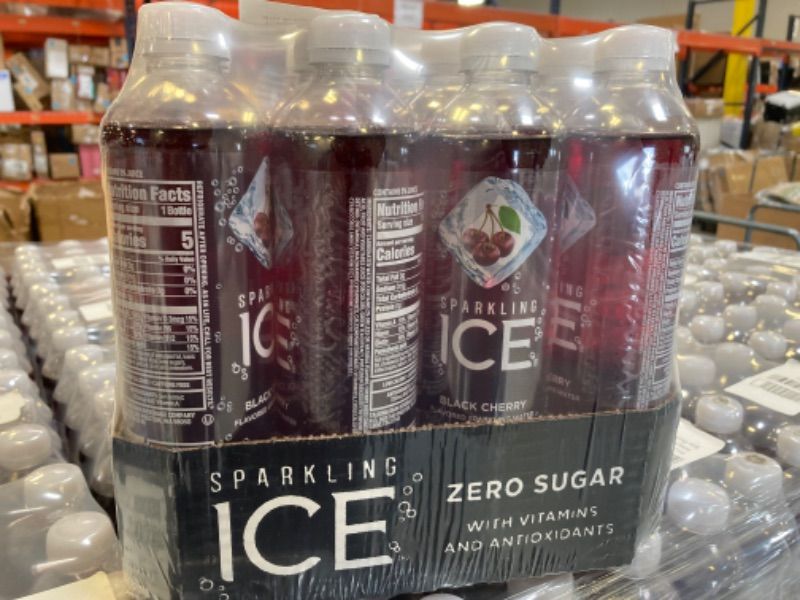 Photo 3 of Sparkling Ice® Naturally Flavored Sparkling Water, Black Cherry, 17 Fl Oz, 12 Pk EXPO 02/17/2024
