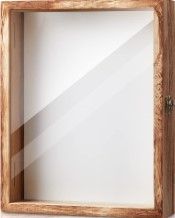 Photo 1 of  8 x 10 Inch Wood Shadow Box Display Case