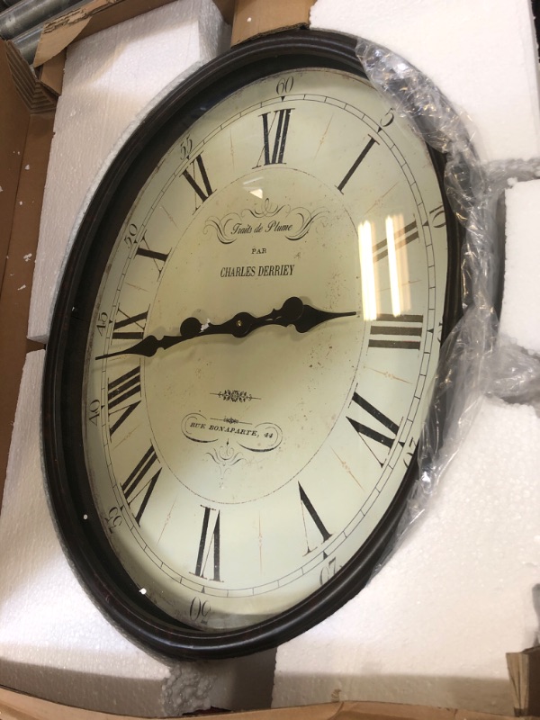 Photo 3 of creatice co-op oval clock 