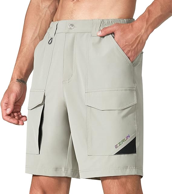 Photo 1 of EZRUN Men's Hiking Cargo Shorts Casual Outdoor Tactical Work Golf Shorts with Multi Pocket for Fishing Camping Travel
++SIZE XXL++