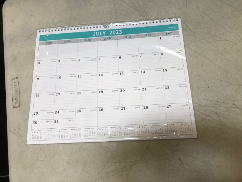 Photo 2 of Calendar 2023 - 12 Monthly Wall Calendar 2023 from January 2023 to December 2023, 2023 Calendar with Julian Date, 14.75 x 11.5 Inches, Thick Paper for Organizing