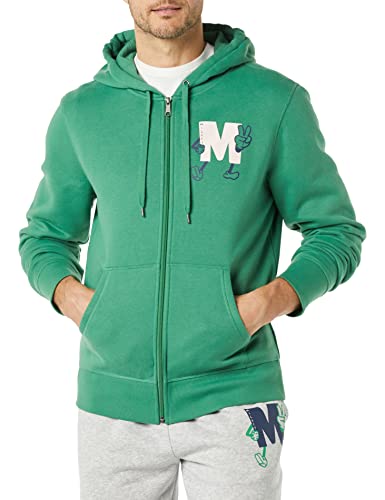 Photo 1 of Amazon Essentials Disney | Marvel | Star Wars Men's Fleece Full-Zip Hoodie Sweatshirts (Available in Big & Tall), Mickey, (6X-Large Big Tall)
