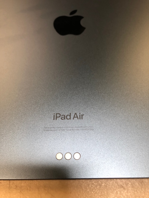 Photo 1 of Apple iPad Air (5th Generation): with M1 chip, 10.9-inch Liquid Retina Display, 64GB, Wi-Fi 6, 12MP front/12MP Back Camera, Touch ID, All-Day Battery Life – Blue
