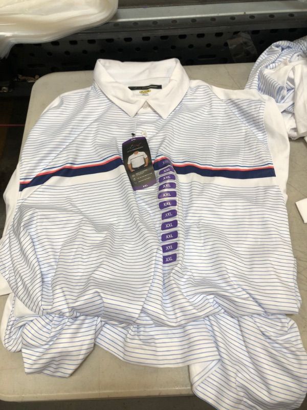 Photo 1 of Greg Norman Men's Performance Golf Polo ( SIZE: XXL)
