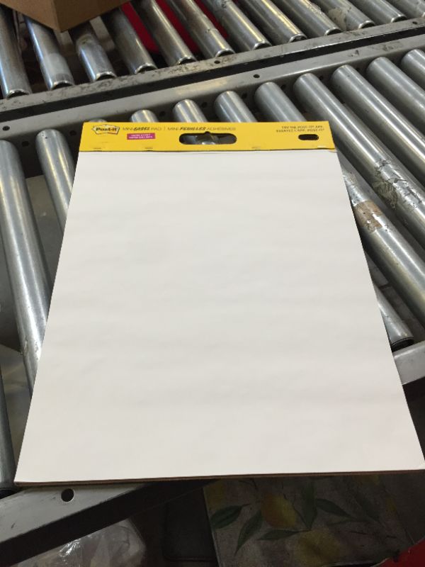 Photo 2 of Post-it Super Sticky Mini Meeting Chart 577SS, 38.1 cm x 45.7 cm, 20 Sheets/Pad, 1 Pad, Suitable for Home Learning and Virtual Meetings Mini Pad