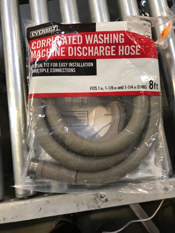 Photo 2 of 8 ft. Corrugated Washing Machine Discharge Hose