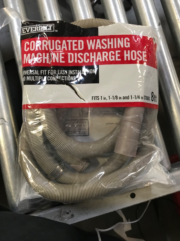 Photo 2 of 8 ft. Corrugated Washing Machine Discharge Hose