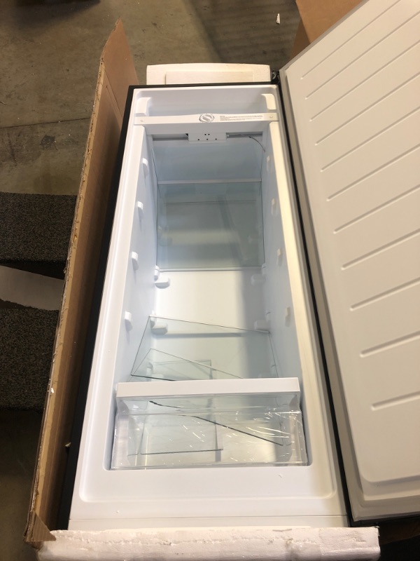 Photo 1 of 7 cu. ft. Convertible Upright Freezer/Refrigerator in Stainless Steel Garage Ready
