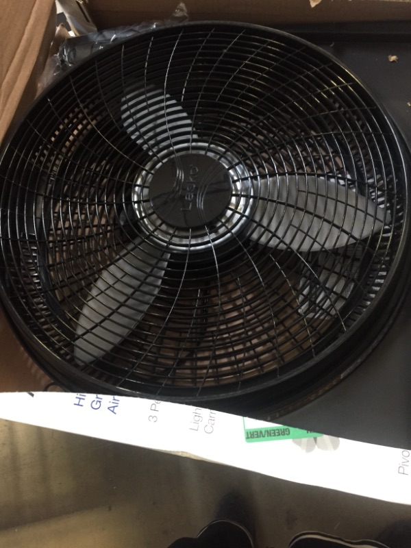 Photo 2 of 20 in. 3-Speed Air Circulator Floor Fan