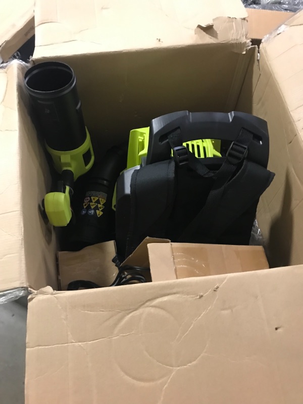 Photo 2 of 40V HP Brushless Whisper Series 165 MPH 730 CFM Cordless Battery Backpack Blower with (2) 6.0 Ah Batteries and Charger