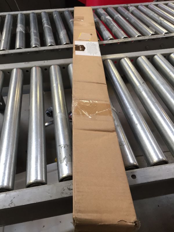 Photo 1 of Amazon Basics Room Darkening Blackout Curtain Rod - 48" to 88", Nickel Nickel 48" to 88" 5/8-Inch Rod