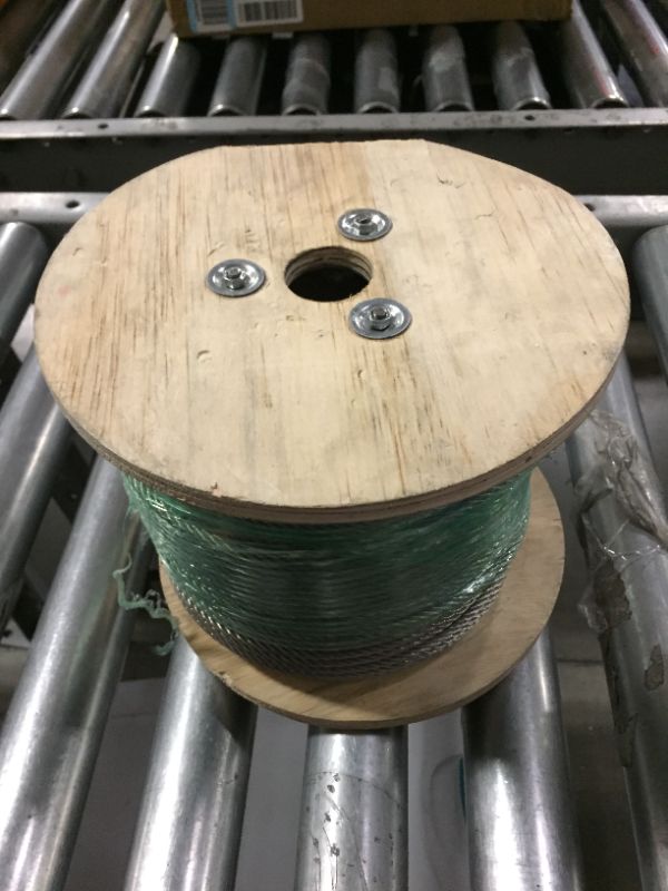Photo 1 of 3/16 Stainless Steel Cable - 3 16 Cable Railing x 500ft - Aircraft Cable 7x19 Stainless Steel Cable for Variety of Uses Railing Decking Rail Deck Wire Balustrade Garage Doors Winches and More