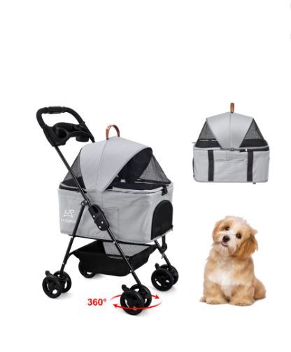 Photo 1 of  Pet Dog Stroller for Small Cats and Dog Foldable