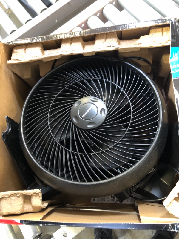 Photo 2 of 12 in. 3 Speed Whole Room Circulator Floor Fan