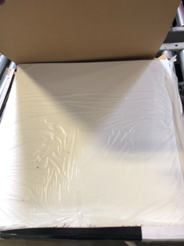 Photo 2 of  Ceiling Tile; 2x2 Ceiling Tiles - Stratford Ultra-Thin Feather-Light - Use in 1" T-Bar Suspended Ceiling Grid - Drop Ceiling Tiles (White) 12 Tiles White