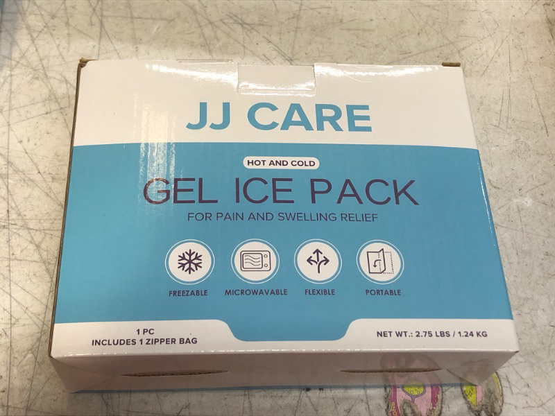 Photo 2 of JJ CARE Large Ice Pack for Back - 11.75 x 15.5" Gel Ice Packs for Injuries Reusable - Large Ice Packs for Physical Therapy - Hot & Cold Compress Ice Pads for Back Pain, Injuries, Leg, Lumbar, Body