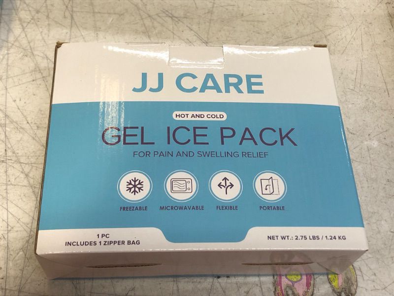 Photo 3 of JJ CARE Large Ice Pack for Back - 11.75 x 15.5" Gel Ice Packs for Injuries Reusable - Large Ice Packs for Physical Therapy - Hot & Cold Compress Ice Pads for Back Pain, Injuries, Leg, Lumbar, Body