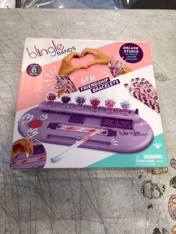Photo 1 of Blingle Bands DIY Gem Friendship Bracelet, 8 Band Deluxe Studio - Arts & Craft Activity for Ages 7 and Up 
