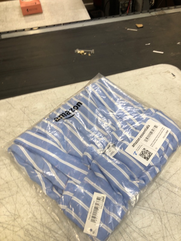 Photo 2 of Amazon Essentials Women's Fluid Twill Tiered Midi Summer Dress X-Small Blue/White, French Stripe