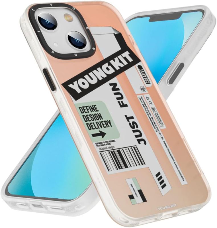 Photo 1 of Youngkit Shockproof Compatible for iPhone 13 Case, Drop Protection Matte Hard Back with Soft Edge Protective, [Patent Printing Process] Ultra-Thin Phone Case for iPhone 13 5G 6.1 inch 2021
