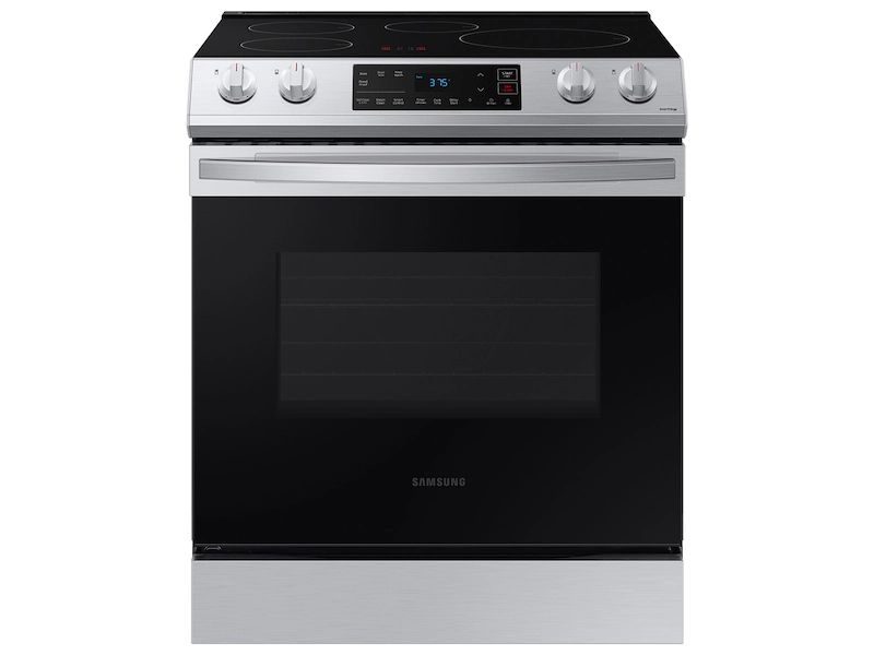 Photo 1 of Samsung 6.3 cu. ft. Smart Rapid Heat Induction Slide-in Range in Stainless Steel
