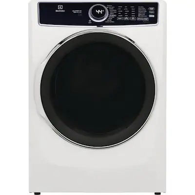 Photo 1 of Electrolux 8-cu ft Reversible Side Swing Door Stackable Steam Cycle Gas Dryer (White) ENERGY STAR