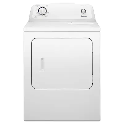 Photo 1 of Amana 6.5-cu ft Electric Dryer (White)
