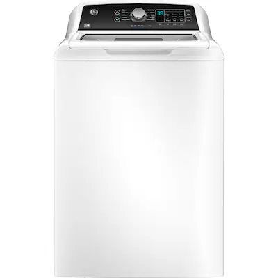 Photo 1 of GE---4.5-cu ft High Efficiency Agitator Top-Load Washer (White)
