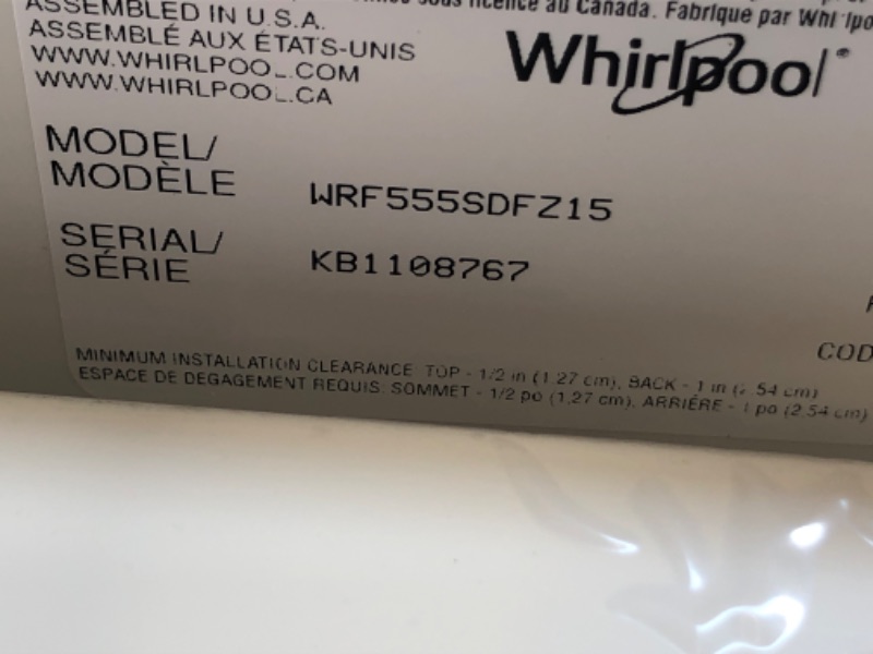 Photo 5 of Whirlpool 24.7-cu ft French Door Refrigerator with Ice Maker (Fingerprint Resistant Stainless) ENERGY STAR