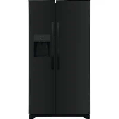 Photo 1 of Frigidaire 36 in. 25.6 cu. ft. Side by Side Refrigerator in Black, Standard Depth

