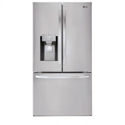 Photo 1 of LG 27.7-cu ft Smart French Door Refrigerator with Ice Maker (Fingerprint Resistant) ENERGY STAR
