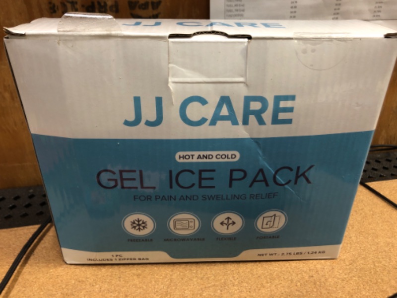 Photo 2 of JJ CARE Large Ice Pack for Back - 11.75 x 15.5" Gel Ice Packs for Injuries Reusable - Large Ice Packs for Physical Therapy - Hot & Cold Compress Ice Pads for Back Pain, Injuries, Leg, Lumbar, Body