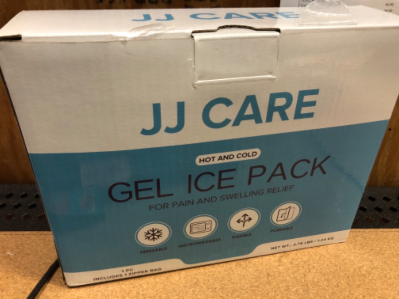 Photo 2 of JJ CARE Large Ice Pack for Back - 11.75 x 15.5" Gel Ice Packs for Injuries Reusable - Large Ice Packs for Physical Therapy - Hot & Cold Compress Ice Pads for Back Pain, Injuries, Leg, Lumbar, Body
