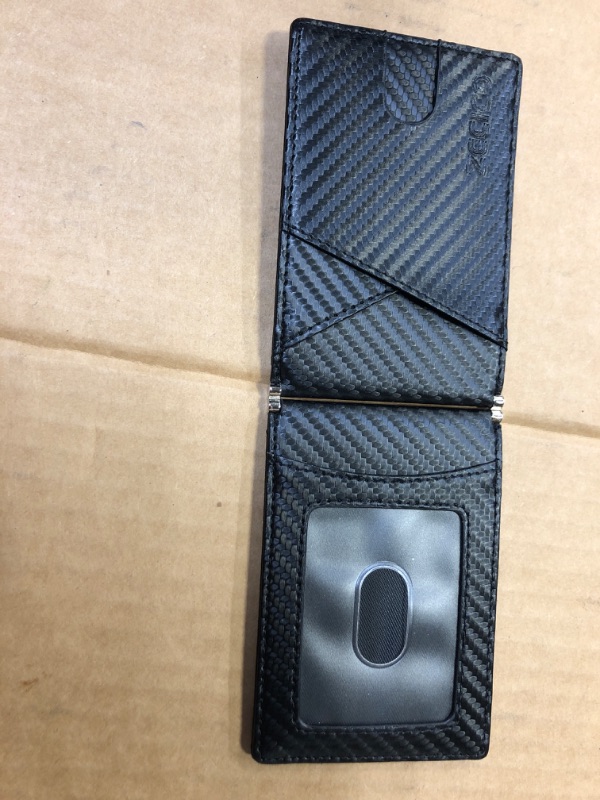 Photo 3 of 1PC--ZECICO  Front Pocket wallet Slim (Carbon Black)
