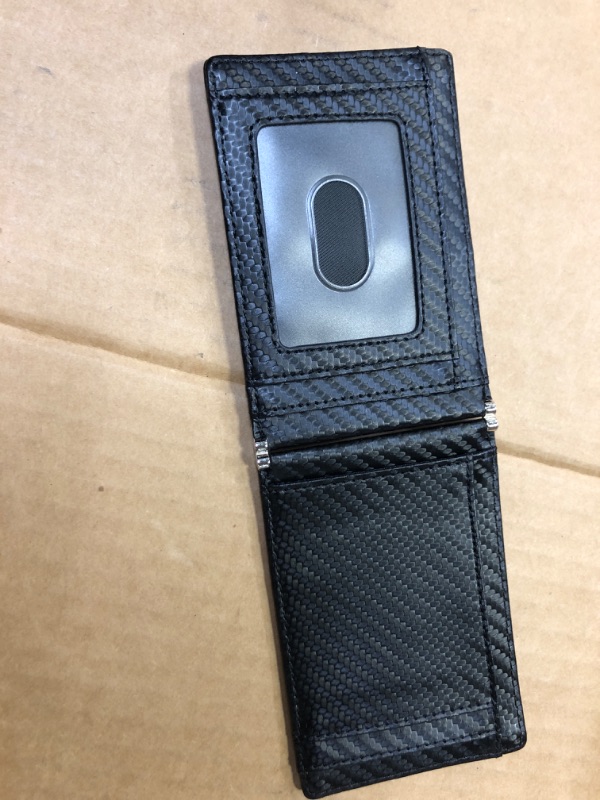 Photo 2 of 1PC--ZECICO  Front Pocket wallet Slim (Carbon Black)