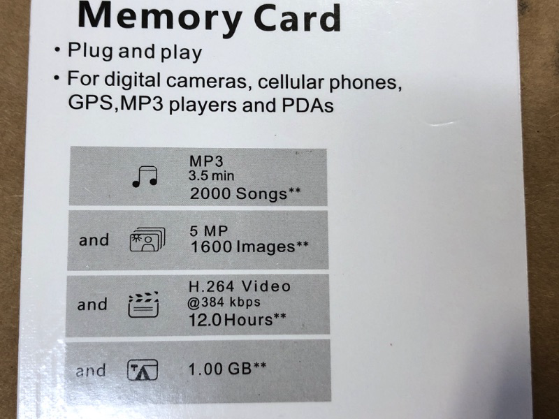 Photo 2 of  Memory Card