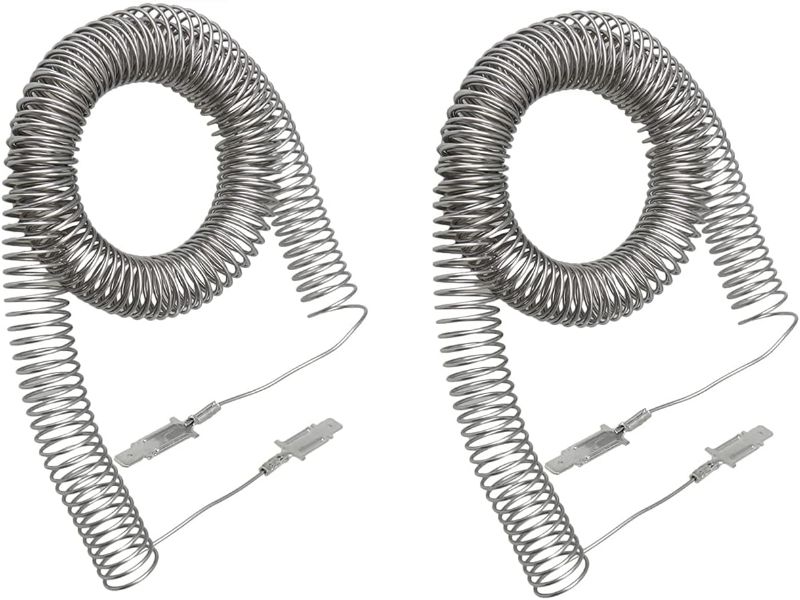 Photo 1 of 5300622032 Dryer Heating Element Restring Coil Replacement Part for GE Electrolux Dryer Replaces 08015672 3042 3202787 3281114 DE335 AP2135127 AH451031 EA451031-2pk
