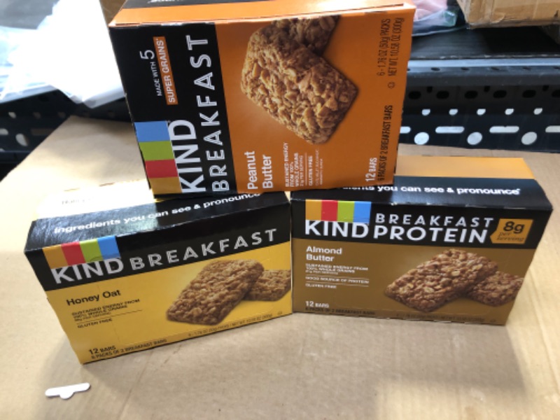 Photo 1 of 3pack --KIND Breakfast, Healthy Snack Bar,  ---03/2024