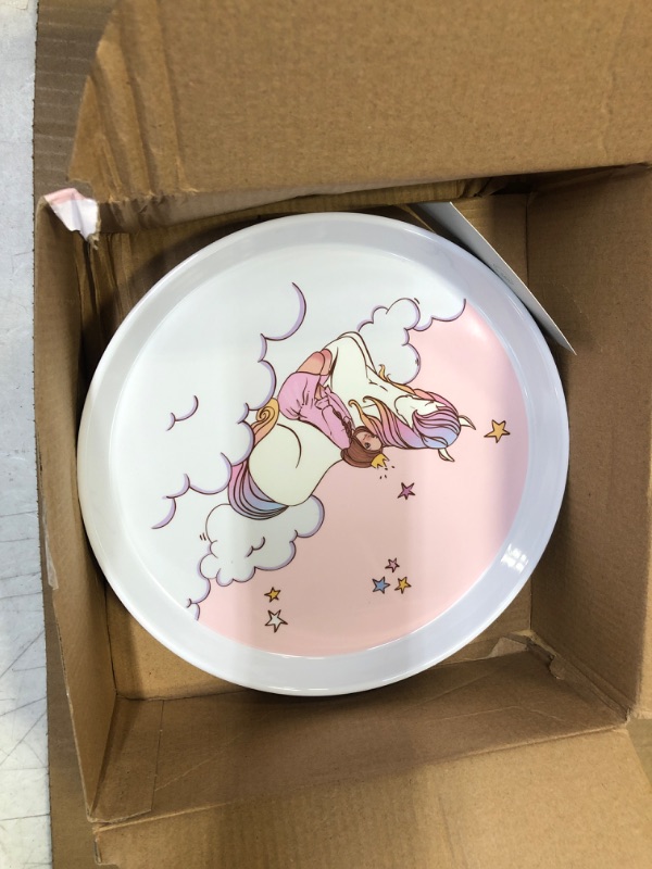Photo 2 of 1pc--Kiz Designs Unicorn Children Dish 