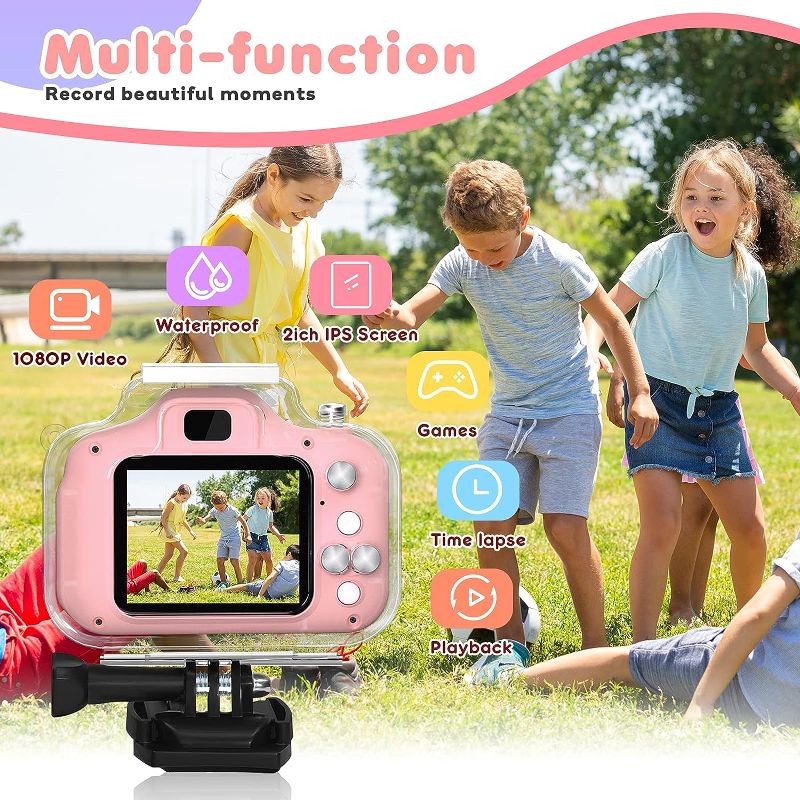 Photo 1 of Gifts for 6 7 8 9 10 Year Old Girls Yoophane Kids Waterproof Camera  