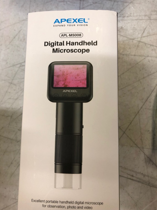 Photo 2 of Handheld Digital Microscope, 400-800X HD Digital Microscope for Adults, with 2" LCD Screen Pocket Microscope for Kids, USB Lab Handheld Digital Microscopes Equipment, with 32GB SD Card