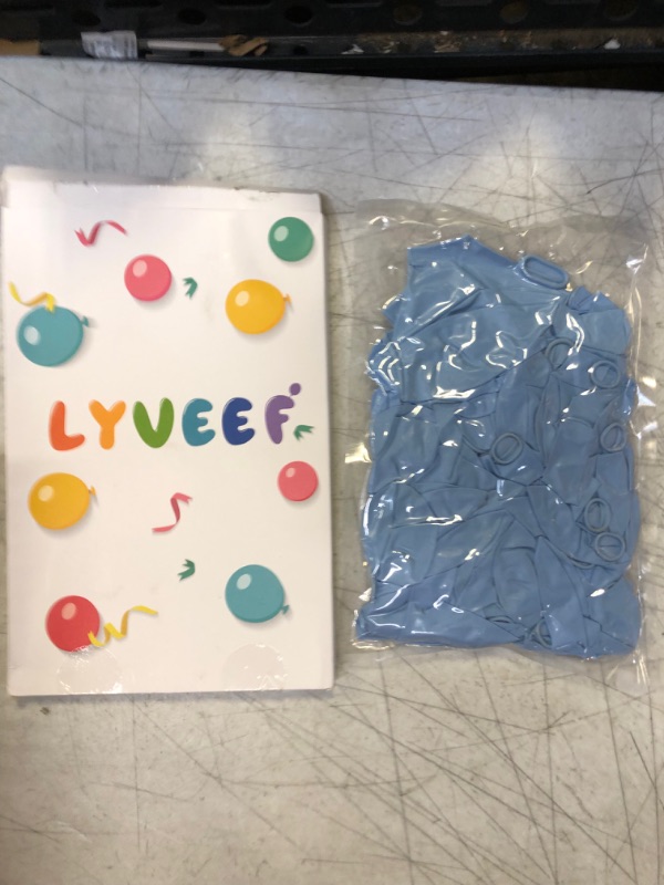 Photo 1 of Blue Balloons 84 pcs Light Blue Balloons Garland Arch Kit 5 inch +12 inch +18 inch Pastel Blue Balloons Happy Birthday Balloons Baby Shower Decorations Wedding Balloons