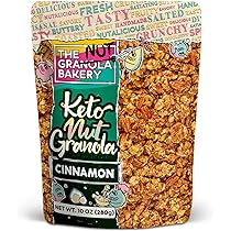 Photo 1 of 2pcs---Exp Date 06/2024--The Granola Bakery Cinnamon Nut Keto Granola Cereal Low Carb Snack, 10 Ounces