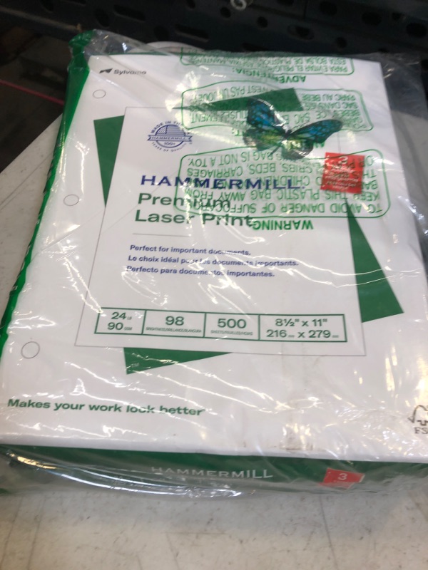 Photo 1 of hammermill premium laser printing paper