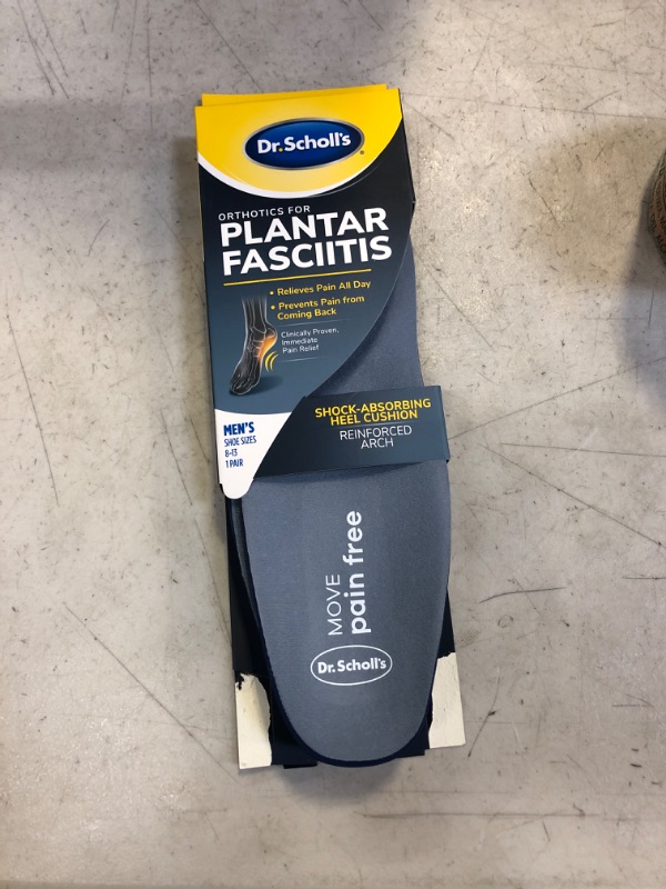 Photo 2 of Dr. Scholl’s Plantar Fasciitis Pain Relief Orthotics for Men's Trim to Fit: 8-13 Men's Size 8-13 1 Pair (Pack of 1)