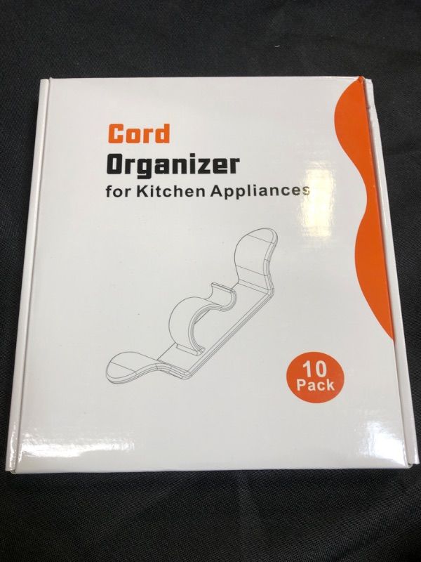 Photo 1 of 10 PCS Cord Organizer for Kitchen Appliances, 2022 New Upgraded Cord Organizer Cord Winder Cord Wrapper Cord Keeper Cord Holder Stick on Coffee Maker, Air Fryer, Pressure Cooker, Mixer, Toaster 2*Black 2*White 2*Grey 2*Red 2*Green 10 PCS